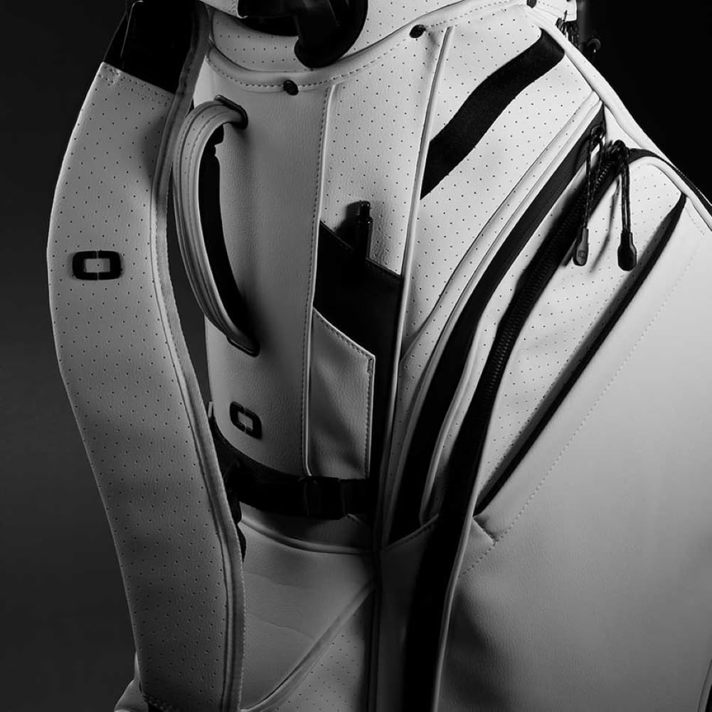 Golf Shadow Stand Bag (White) by OGIO – 13W x 17D x 35H, Nylon, White, Model 5124029OG