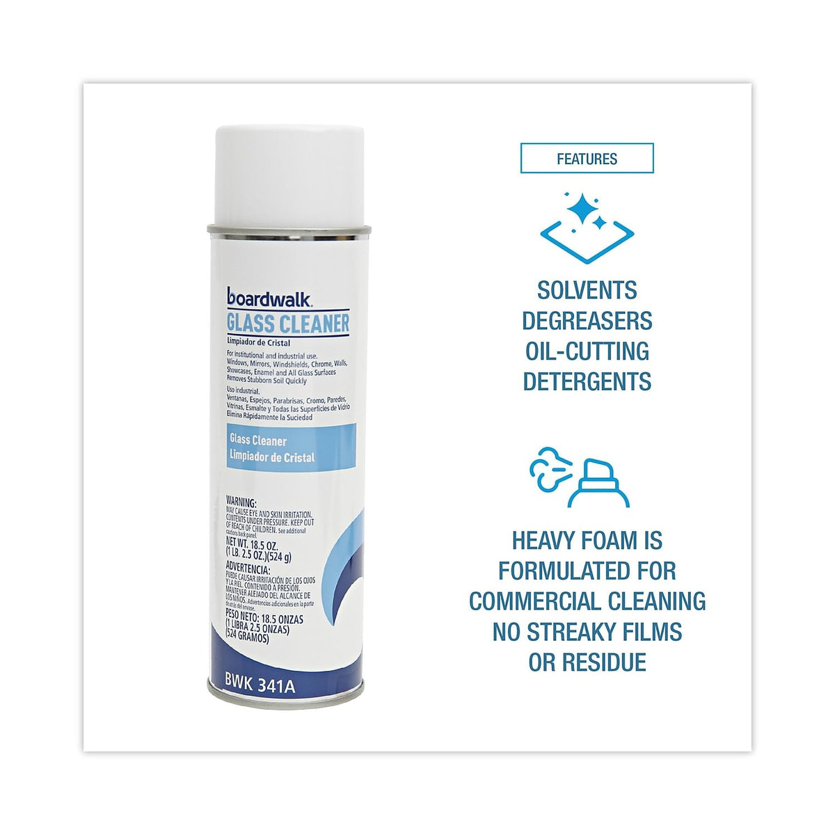 341ACT Glass Cleaner by Boardwalk – Model BWK341ACT