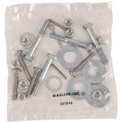 Hardware Pack for Magliner Hand Trucks (Single Pack) – 11"L x 11"W x 6"H, Black, Model 301046
