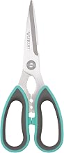 Westcott Titanium-Bonded Kitchen Shears - 8.5-Inch Durable and Versatile Utility Scissors with Soft Handle for Precise Cutting, Ideal for Cooking
