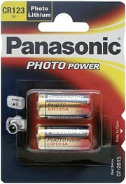 Panasonic Photo Lithium Batteries CR123AL x 2