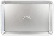 USA Pan Bakeware Traditional Aluminized Steel Uncoated Jelly Roll Baking Sheet Pan, Made without nonstick coating