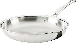 Hestan ProBond Luxe 11-Inch Skillet, Professional Clad Stainless Steel ProCore Tri-Ply Clad Construction, Polished Exterior, Induction & Oven Safe