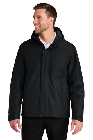 Insulated Heavy Ripstop Jacket by Port Authority – X-Small, Polyester, Deep Black, Model J721