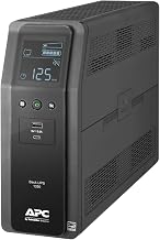 APC 1350VA UPS Battery Backup & Surge Protector, Backup Battery Power Supply with AVR, Dataline Protection, BN1350M2R (Renewed)