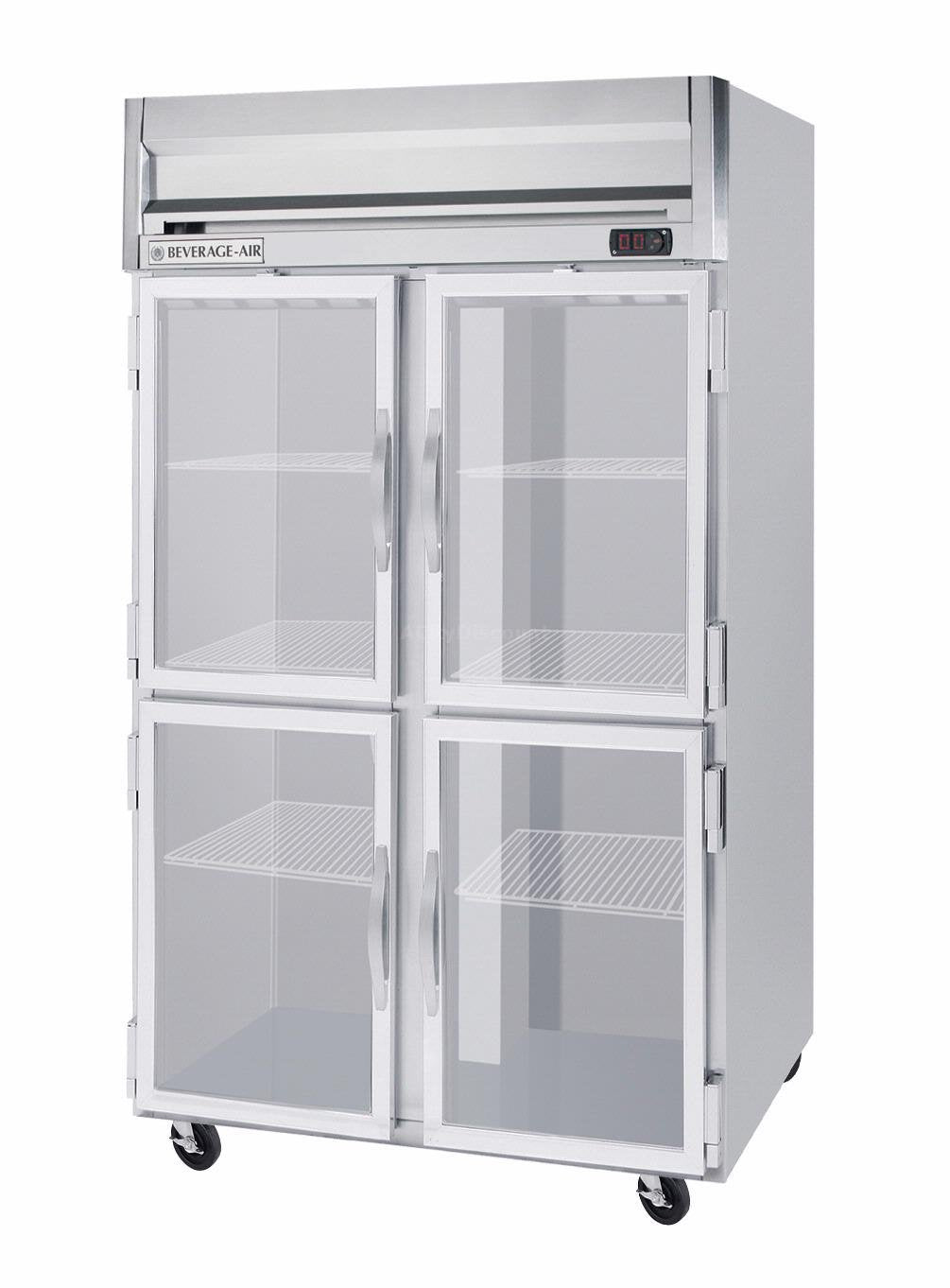Beverage-Air Horizon Series 2 Section Glass Half Door Reach-In Freezer by Beverage Air – Model HFP2-1HG