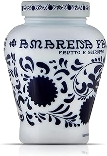 Fabbri Amarena Wild Cherries in Syrup, Gluten Free, Non- GMO, Vegan, 21 Ounce