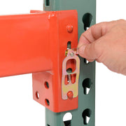 Teardrop Pallet Rack Add-On Unit by Global Industrial – Steel, Orange, Model 796619N