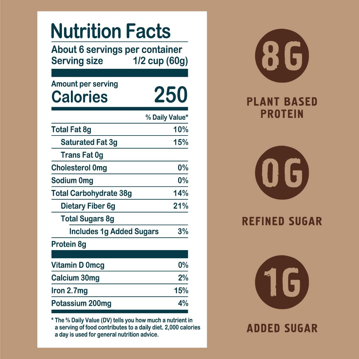 Seven Sundays Dark Chocolate Almond / 12 Ounce (Pack of 6) / Early Riser Dark Chocolate Muesli