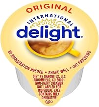 International Delight Original Liquid Coffee Creamer | Non-Dairy, Lactose-Free | Bulk Pack Single-Serve Cups | 384 Count Case