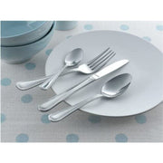 Monogram Bead 16 Piece Boxed Flatware Set for 4 people by Amefa – Regular, Stainless Steel, Pack of 16, Model 051500MV16B62