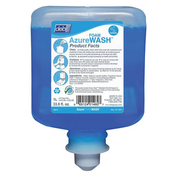 Deb Group Refresh Azure Foam Hand Cleanser by Stoko – 33.8 Fl Oz (Pack of 6), Pack of 6