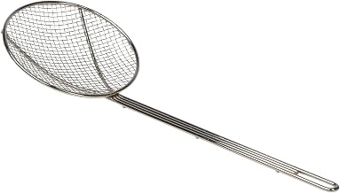 Omcan 80394 Round Wire Mesh Skimmer 12 Inch, Silver