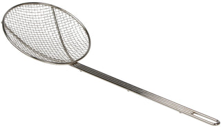 Round Wire Mesh Skimmer 12 Inch by Omcan – 12 Inch, Nickel-plated steel, Silver, Model 80394