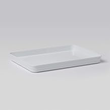 American Metalcraft BL11W Rectangular Serving Lid/Platter, White, 11 3/8-Inches