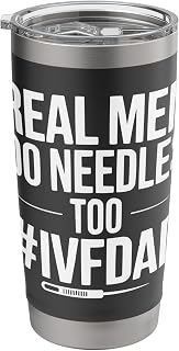 IVF In Vitro Fertilization Transfer Day Fertility IVF Dad Stainless Steel Insulated Tumbler