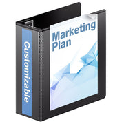 3 Ring Binder 4 Inch by Wilson Jones – 4-Inch, 4 inches, Polypropylene, Black, Model W86641
