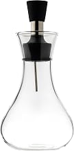 10 Oz. Oil & Vinegar Bottle by Tablecraft – Medium, Glass (te), Silver, Model 13006