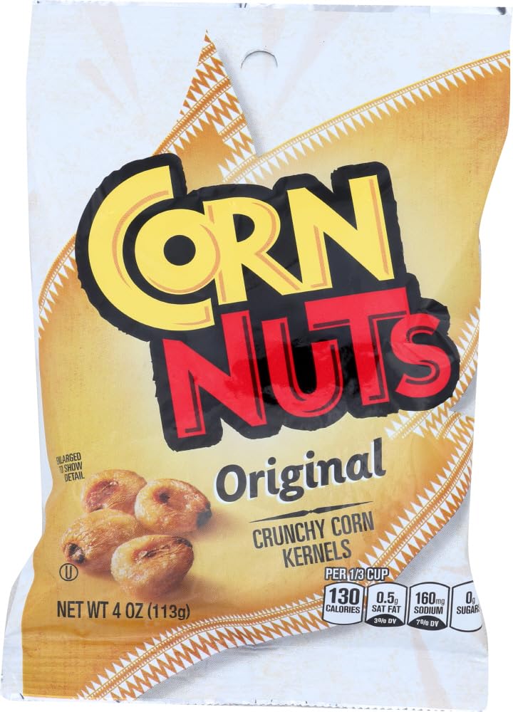 Cornnuts Original Bag by Corn Nuts – 4 Ounce (Pack of 12), Yellow, Pack of 12, Model 7819