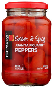 Peppers - Hot - Value Bundle of 6 (84 ounce) by PEPPADEW – 14 Ounce (Pack of 6), Pack of 6, Model Peppadew Peppers - Hot - Value Bundle of