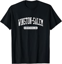 Winston-Salem NC J03 Vintage Athletic Sports Design T-Shirt