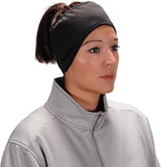 Ergodyne womens Hat 2 Layer Winter Headband Fleece Spandex, Black, One Size US