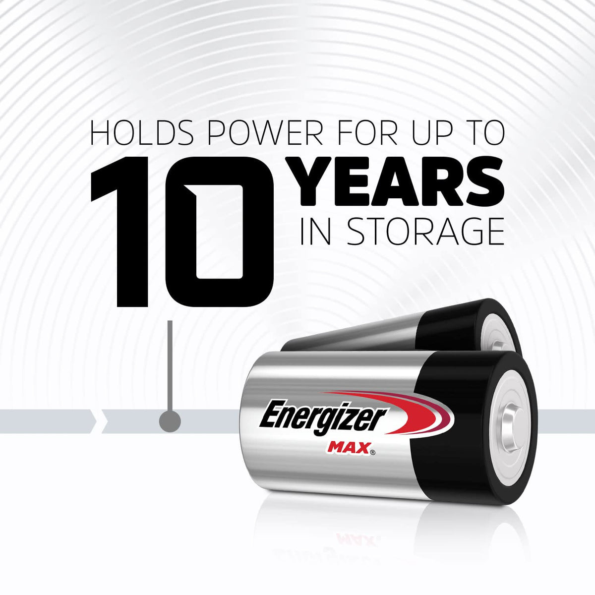 MAX D Batteries (12 Pack) by Energizer – 12 Count (Pack of 1), Silver, Model E95-12