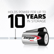Energizer 12 Count (Pack of 1) / D12 / Silver D