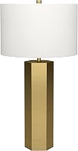 Henn&Hart 28" Modern 1-Light Table Lamp, Gold