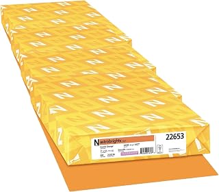 495470 Astrobrights Multipurpose Paper 24 lbs 11-Inch x 17-Inch Cosmic Orange (Pack of 4)