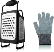 Microplane Cut-Resistant Glove with 4 Blade Box Grater