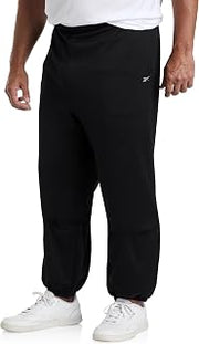 Reebok Big and Tall Performance Fleece Pants Waists 38-64, Sizes XL-6XLT