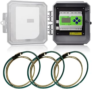 Leviton 4DUMR-24R VerifEye Series 4100 Indoor Din Rail Mount Modbus Meter Kit, 24 inch Rogowski Transformers, 20-5,000-Amp