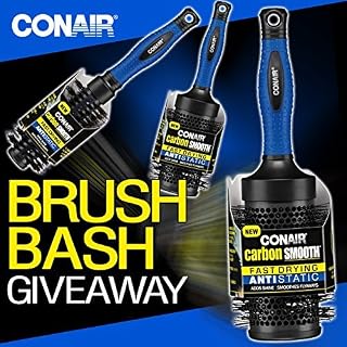 Conair Small Round Carbon Smooth Hair Brush