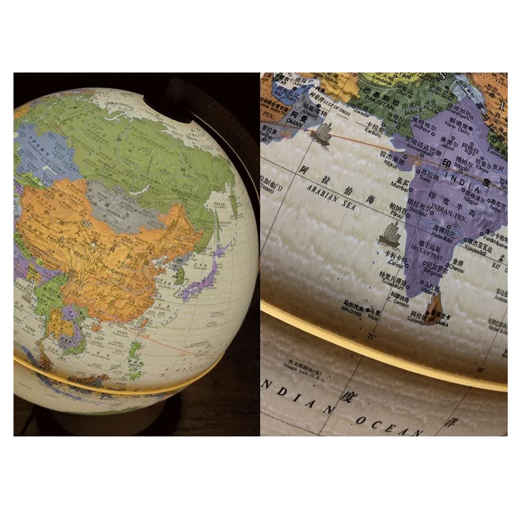 Classic Globe Desktop Educational for Adults and Kids 10 Inch... by xdgFHsy – One Size, Resin, World Globe, Model xdgFHsy