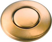 Air Switch Sink Top Decorative Button, STC-BB, Brushed Bronze | Compatible with INSINKERATOR Dual Outlet Garbage Disposal Air Switch Kits (STS-OO and STS-OOSN)