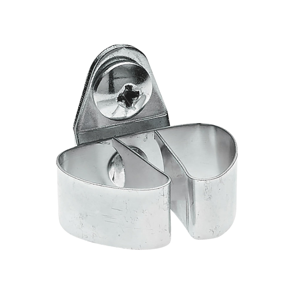 Durahook 1 1/8in. Standard Clip with 1/4in. to 1/2in. Hold Range by Triton Products – Steel, Silver, Model 73205