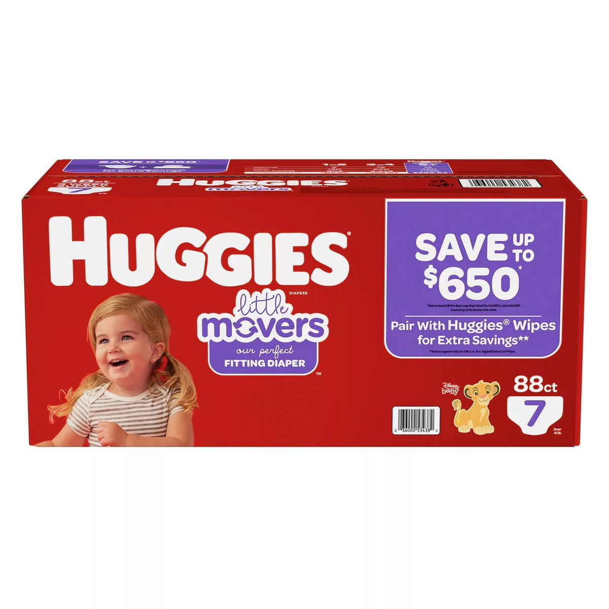 Little Movers Diapers by HUGGIES – B985, Rubber, Berry, Model 980310699