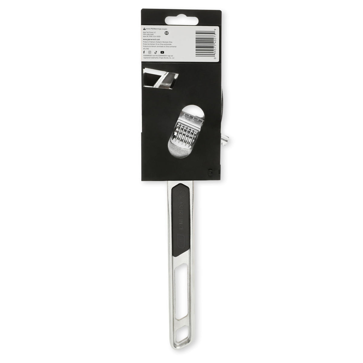 GEARWRENCH 12-inch / 12 in / Chrome Adjustable Wrenches