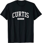 Curtis Nebraska NE Vintage Athletic Sports Design T-Shirt