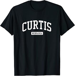 Curtis Nebraska NE Vintage Athletic Sports Design T-Shirt