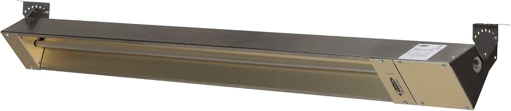 TPI Corporation -SSE Quartz Electric Infrared Heater by Fostoria – 57 x 6 x 6.5 inches, Steel Housing With Aluminum Reflector, Stainless Steel, Model OCH57-240V