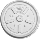 DART DCC12JL - Plastic Lids, for 12 Oz. Hot/Cold Foam Cups, Vented