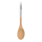Solid Spoon- Silver by Cuisinart – One Size, Stainless Steel, Wood, Model CTG-BEW-SSS