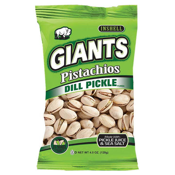 Dill Pickle Pistachios by GIANTS – 4.5 Ounces, green