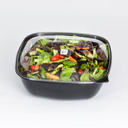 Clear, Sustainable PET Plastic Lid for Square, 320 oz Bowl | 25/Case by Sabert – Polyethylene Terephthalate, Clear, Model 54320