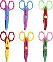 Westcott Creative Scissors Set of 6 | Scissors Set with Different Sewing Patterns | Craft Scissors for Paper, Cardboard & Photos | Zigzag Scissors Ideal for Children or Adults | E-42515 00