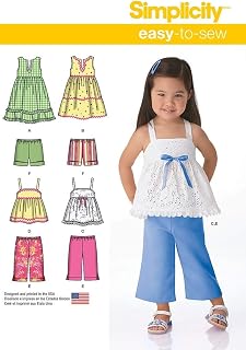 Simplicity Sewing Pattern 7784.A Mädchenkombination