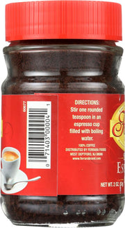 Ferrara Espresso / 2 Ounce (Pack of 3) / 1 Instant Coffee