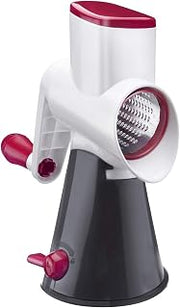 Westmark Drum Grater Scharfe Herta, 10.4 x 5.1 x 11.2 inches, Red/Black